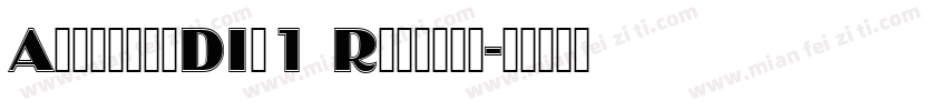 AlgerianDIn1 Regular字体转换